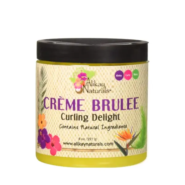 Alikay Naturals Crème Brûlée Activador de Rizos Curling Delight 227g - Imagen 1